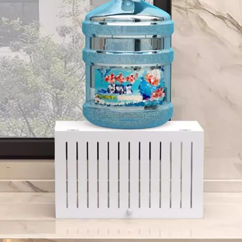 Cubierta protectora decorativa para tuberías de pared, oculta el calentador de agua a gas y la caja medidora para el hogar, oficina, cocina, baño