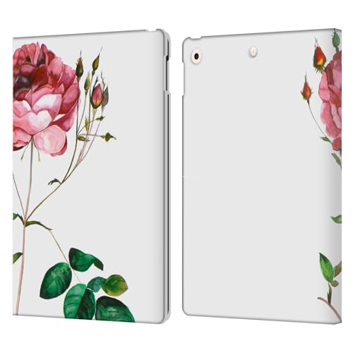 Étui portefeuille en cuir iPad 10.2 Mai Autumn : la douceur d'une œuvre florale au quotidien