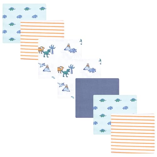 Image of Luvable Friends Little Treasure Flannel Receiving Blankets 7pk