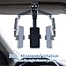 XEFINAL Sun Visor Phone Holder,360° Rotatable Rearview Phone Holder, Cell Phone Holder for Car Sun Visor Perfectly for iPhone, Samsung & Other Cellphone, Car Accessories