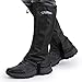 Polainas de Acampada y Marcha, Polainas Impermeable para Aire Libre, Deporte alpino, Escalada. a prueba de Nieve, Rocío, Polvo, Barro y Arena-XL Negro