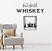 Wandtattoo Whisky Drinking Collection Alkohol Bar Pub Phrase Innendekoration Weinfass Kühlschrank Vinyl Glas Aufkleber 42x43 cm