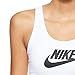 Nike Swoosh Futura Sujetador Deportivo, (Blanco/Negro), S para Mujer