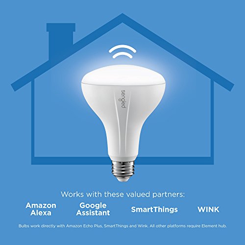Sengled Smart Bulb, Zigbee Hub Required, Smart Light Bulb Works with Alexa, Google Home, SmartThings, Homekit and Siri, BR30 Dimmable Flood Light Bulb for Cans, Soft White 2700K, 650 LM, 9W, 4 Pack by Sengled - Image 2