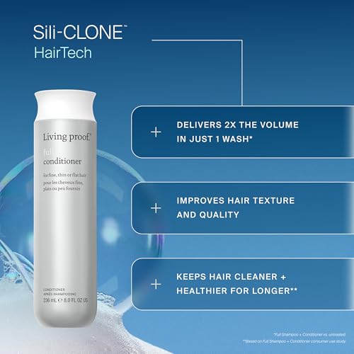 Living Proof Full Conditioner for Volume Bounce and Shine, Silicone-Free Volumizing Haircare with Sili-CLONE™ HairTech - Image 4