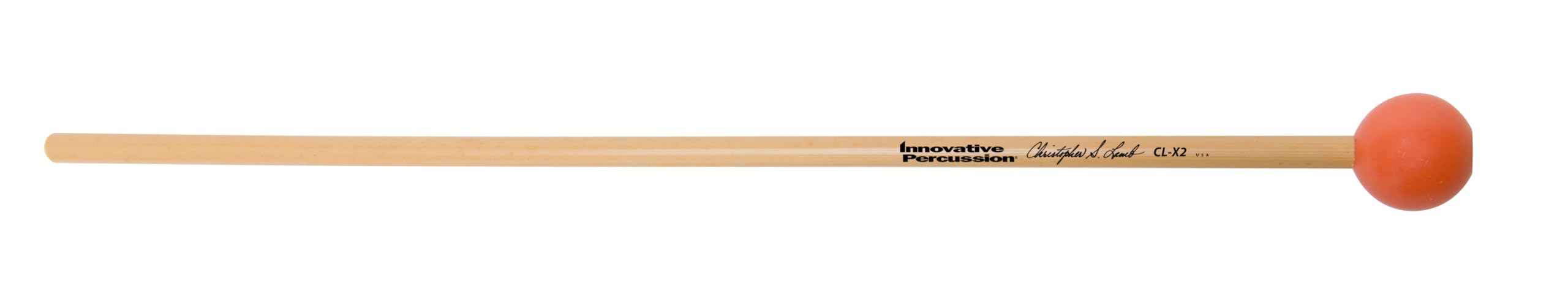 Med Dark Xylophone Mallets - Orange, Rattan