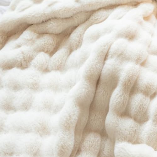 Couverture thermique en polyester épais blanc de qualité supérieure pour lit et sofa - 6