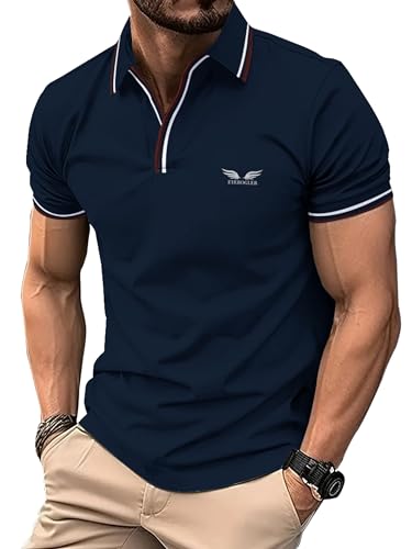 Image of Noble Monk Men's Solid Regular Fit Polo Shirt
