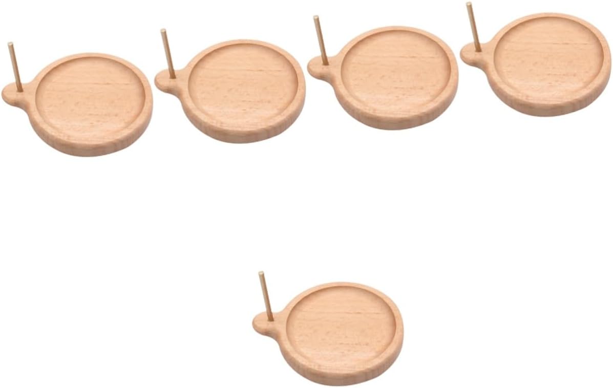 EXCEART 5pcs DIY Beading Tool Bead Tray Thread Spool Organizer Yarn Holder Stand for Beading Supplies