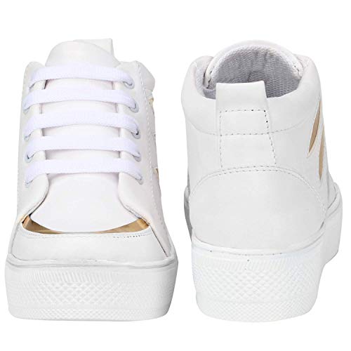 Image of Commander Stylish High Ankle Sneakers for Girls [Model 701]