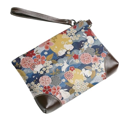 ヒョウ柄と花柄のクラッチバッグ ヒョウ柄と花柄のクラッチバッグ ヒョウ柄と花柄のクラッチバッグ