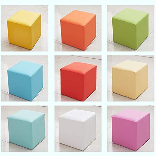 Pouf cube rembourré pour table basse, petit banc de salon confortable - 5