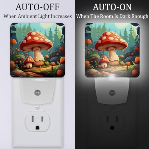 Lámpara nocturna led enchufable 2 unidades para niños miniatura 2
