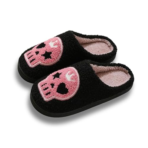 Titype Halloween Skull Slippers Cute Holiday Spooky Slipper Warm House...