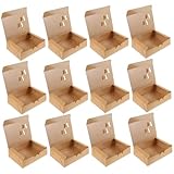 ZUNOXAZ 25 Stück Teiliges Koreanische Snackboxen aus Umweltfreundlichem Kraftpapier Kleine Verpackungsboxen für Frittierte Hähnchen Pommes und Sushi für Restaurant Takeaway und Party