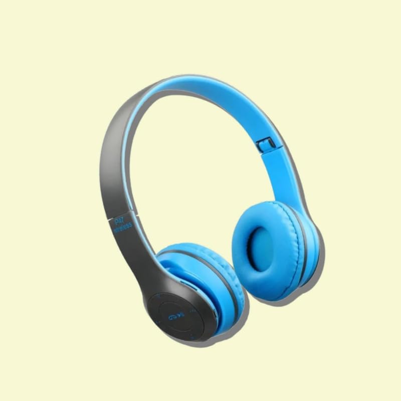 icall Latest P47 Wireless iC-122 Headphone with Mic & SD Card Slot Bluetooth Headset-image-37