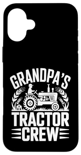 Grandpas Tractor Crew Farm ���̓� �X�}�z�P�[�X iPhone 16 Plus �p