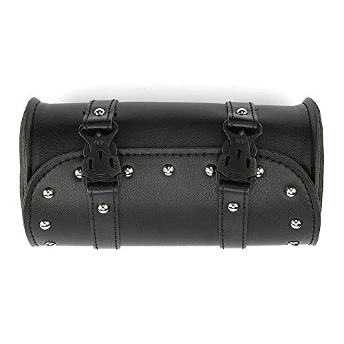 GoolRC Motocicleta Fork Bag, Bolsa universal de couro PU com bolso interno com zíper para Honda Kawa