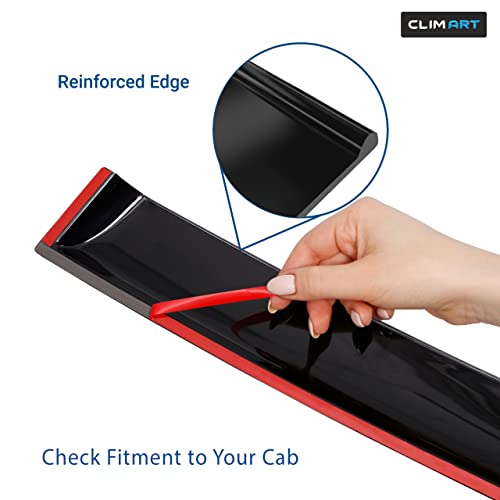 Deflectores Jeep Compass evitan entrada de agua CLIM ART ventanas 4 piezas 6