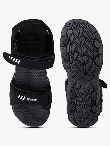 Image of AIRSON MAESTRO Sports Sandal for Men | Sandal for Running, Gym, Walking | Casual Sandal | Anti-Skid | Adjustable Double Velcro Strap | Lightweight & Comfortable | Indoor & Outdoor | for Gents and Boys