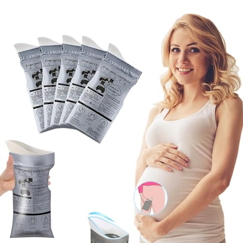 #Commissioniguadagnate<br>Imbuto per Pipi Donna Dispositivo per Orinatoio Femminile in Silicone Riutilizzabile Permette alle Donne di Fare Pipì in Piedi Cono da Donna è Perfetto per Viaggi Rosa