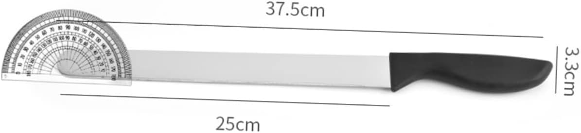 SOLUSTRE 2Pcs Stainless Steel Cake Cutter Cream Spatula Baking Gadgets for Home Bakery Lightweight Pastry Tools for Smoothing Icing and Decorating Cakes