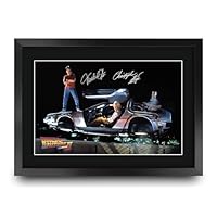 Poster Incorniciato Back To The Future A3 | Con Autografi Di Christopher Lloyd E Michael J. Fox - Regalo Per Appassionati Cinema - Foto 6
