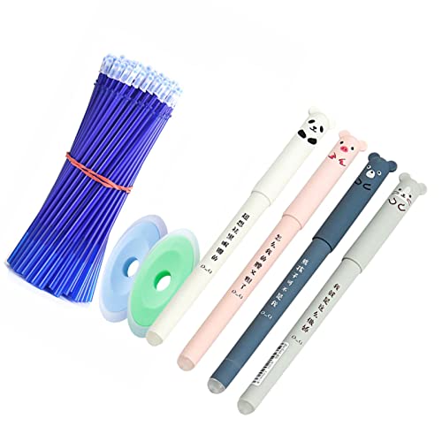 Set de bolígrafos gel borrables Ymiko tinta azul neutral 0.5mm miniatura 7