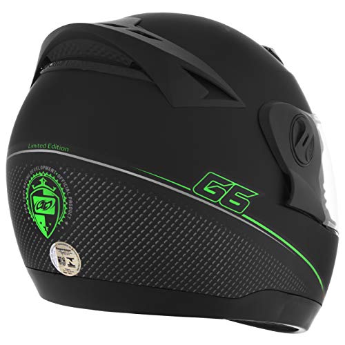 Pro Tork Capacete Evolution G6 Limited Edition Fosco 60 Preto/Verde