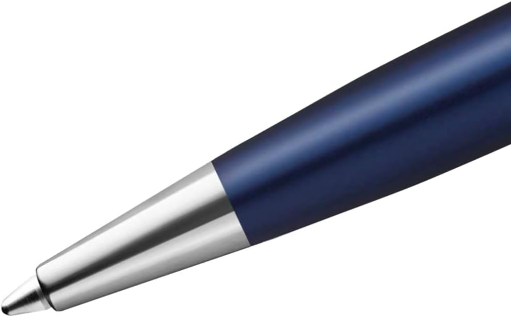 PARKER 2146774Z Ballpoint Pen Sonnet Essential Blue & Sandblast CT Medium Point, Oil-based, Gift Boxed