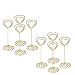 Volla Memo Holder Clips Gold Small Picture Holder for Card Paper Note Clip - Ideal for Student Memorandum - 20pcs