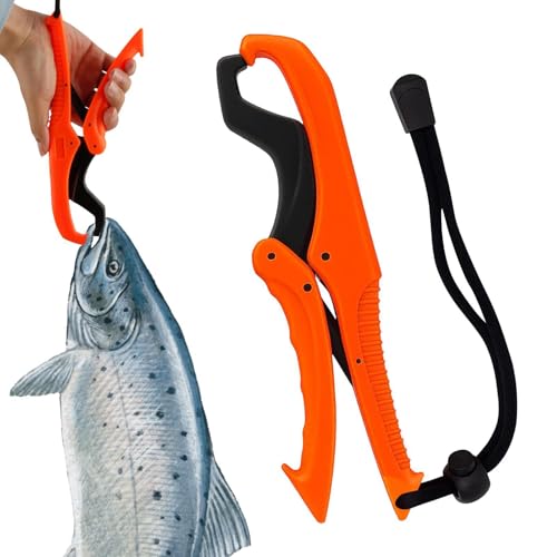 Fish Lip Gripper - Floating Saltwater Lip Grip Tool | Caught Fish Mouth Plier | Lightweight Kayak Accessories for Father Family 