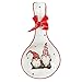 UPKOCH Cucchiaio di Natale in Ceramica Porta Cucchiaio da Cucina Moderna