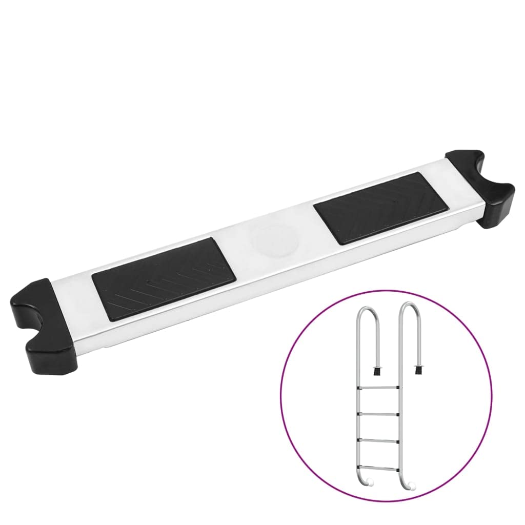 Scalino di ricambio per scala da piscina, 50 x 9 x 3,5 cm, in acciaio inox 304, per scale da incasso, antiscivolo