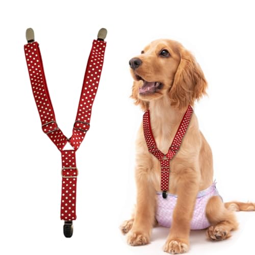 KEMUZ hundewindeln Clip hundewindel Pet Soft Hundewindel-Hosenträger,Hunde-Hosenträger, Hunde-Windelgeschirr, Hosenträger für Windeln, Damen, Welpen-Hosenträger, Bauchbänder, Haustier-Kleidung (E)