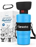 leotc 2023 Upgraded Dog Water Bottle Foldable,Portable Dog Water Dispenser,Large Water Bottle for Do