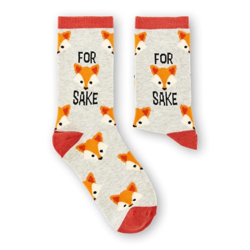 Urban Eccentric For Fox Sake Unisex Socks | Gift | 1 Pair | Cotton Rich Premium Novelty Gift Socks - Image 4