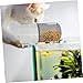 Totority Fish Feeder Timer Battery Operated Suitable for Small Aquariums Automatic Fish Food Dispenser for and Easy to Clean and Operate for Vacation Feeding
