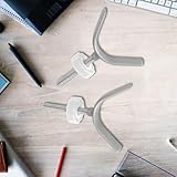 Y-förmiger Adapter Für Babygitter, Y Spindel zur Befestigung,Kindergitter and Treppengeländern,Erweiterung des Treppenschutzgitters,für Treppenschutzgitter für Babys und Haustiere (Weiß, 2 Stück)
