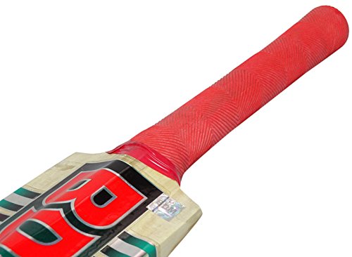 BDM Kashmir Willow Wood Cane Handle Tennis Cricket Bat with Carry Case Adult Size - Choose Weight - Thumbnail 3