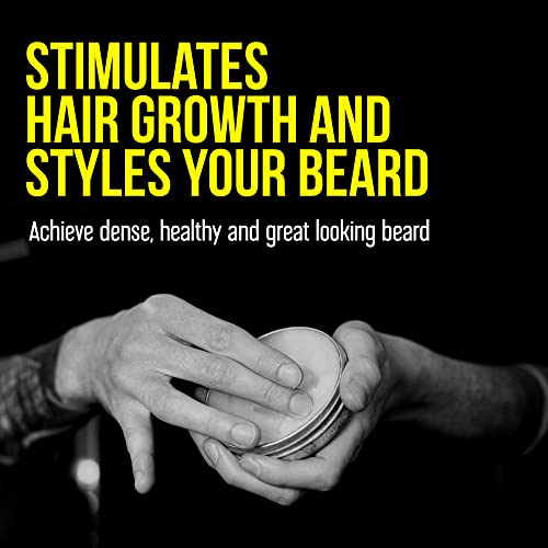 Delta Genesis Beard Bolt Xl | Styling And Conditioning Hair Product For Men | Mustache And Beard Balm | Leave-In Conditioner With Jojoba And Argan Oil | Stimulates Growth For Maximum Volume #TOP2