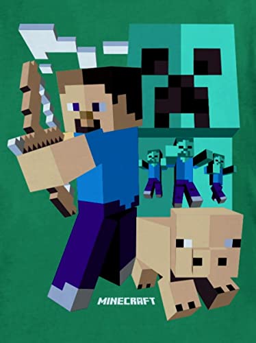Minecraft Boys' Art Deco Steve T-Shirt2