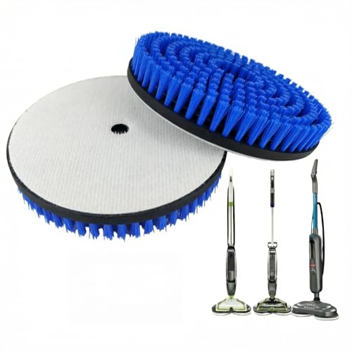 Image of Spin Mop Brush Heads Replacement Pads for Bissell Spinwave Steam Mop 20393,20399,3897A,23157, 23159,2124, 2039A, 3712 - Hard Floor Cleaning Scrub Pads