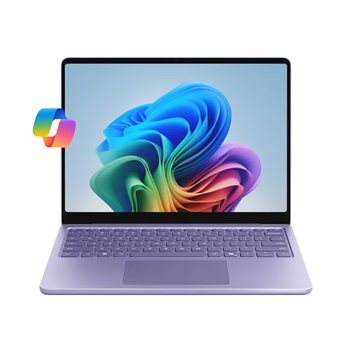 microsoft surface laptop 2025 windows 11 copilot pc 1334 touchscreen display snapdragon x plus 8 core 16gb ram 512gb ssd storage violet