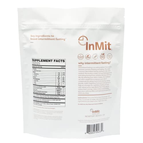 Inmit Daytime + Nighttime Intermittent Fasting Support Drink | Vegan-Friendly, Gluten-Free, Non-Gmo, Dairy-Free | Tropical Fruit + Chocolate #TOP1