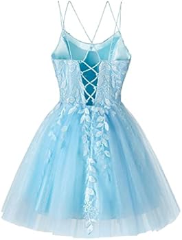 sachin and babi light blue dress Homecoming dresses inspired by Disney princesses ✨ @gautierdresses ,  #homecoming #gautierdresses main image 1