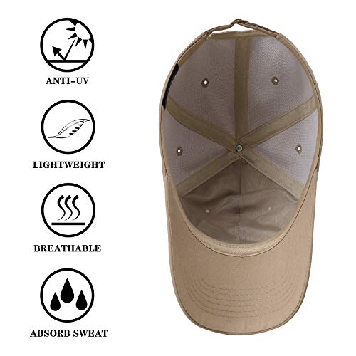 Image of IIN American Flag Baseball Cap for Men Women Low Profile USA Army Tactical Operator Military Plain Dad Hat