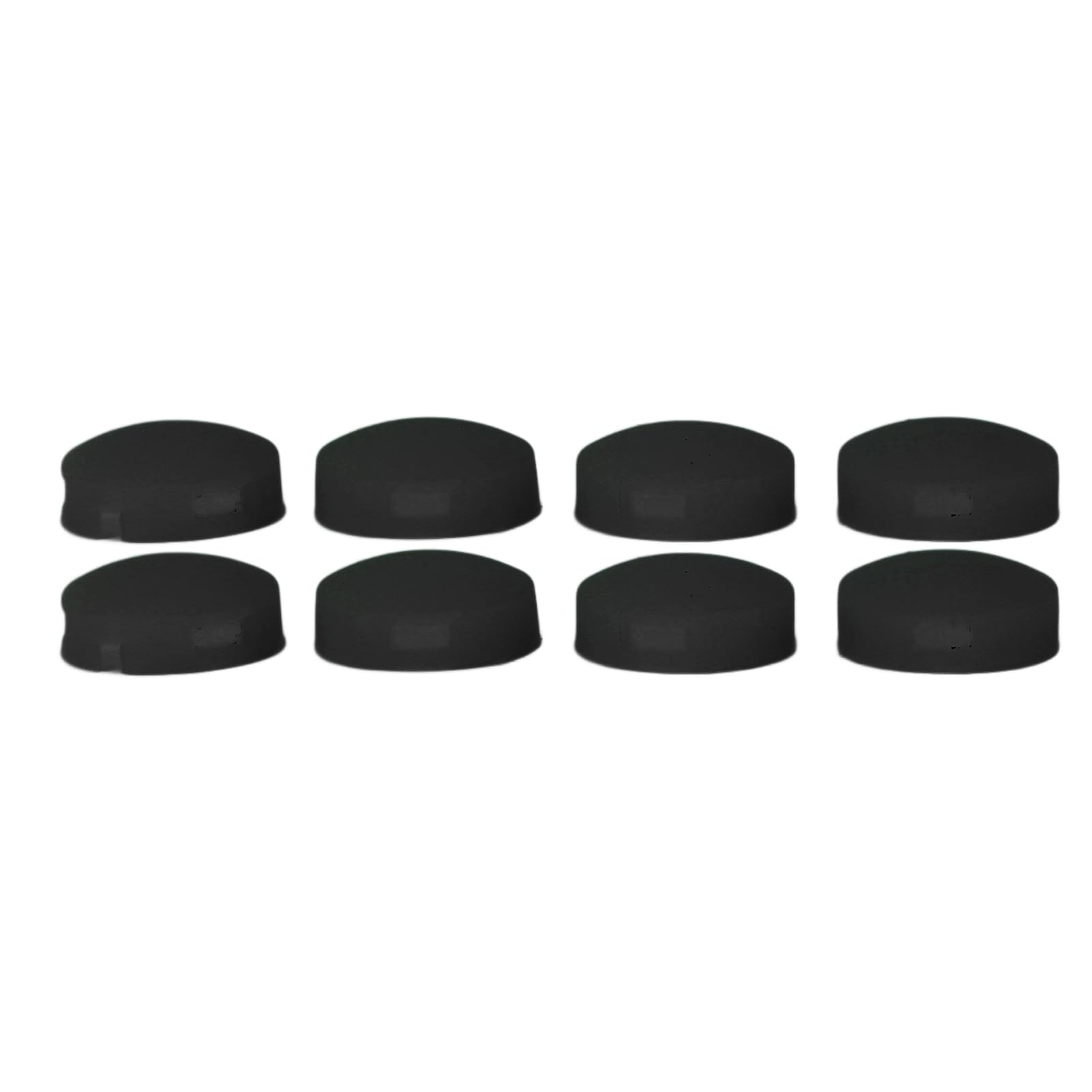Jelquix Video Doorbell Buttons Replacement, Doorbell Button Replacement 8pcs Premium Silicone Responsive Easy Press with Curved Professional Design, Ideal for Pro Repair (Black)