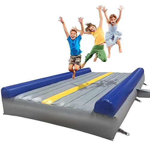 ibigbean Tumble Track Inflatable Air Mat for Gymnastics -10 ft Width 20 in Height(40ft)