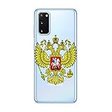 Herbests Kompatibel mit Samsung Galaxy S20 Hülle Silikon Case Transparent Silikon Schutzhülle mit Tiere Muster Ultradünn Stoßfest Rückschale Tasche Crystal Clear Soft Case,Vogel